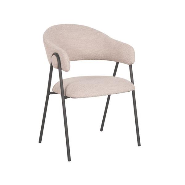 Grote foto eetkamerstoel lowen naturel boucle huis en inrichting stoelen