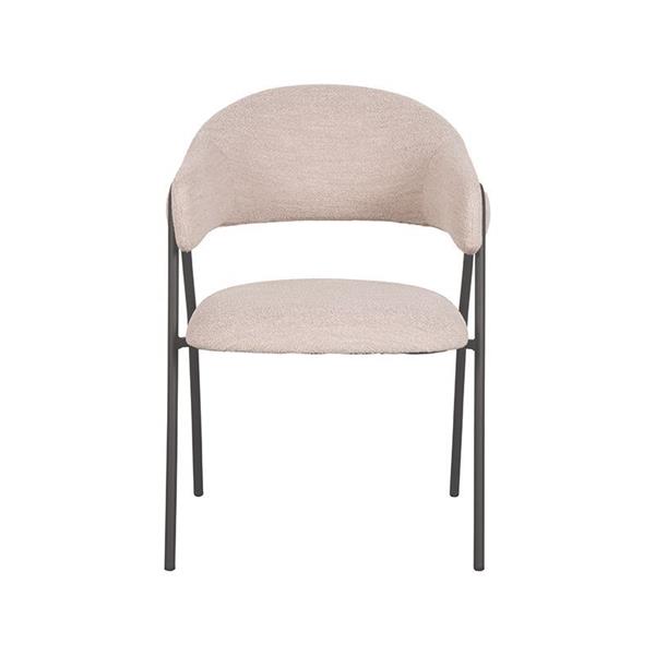 Grote foto eetkamerstoel lowen naturel boucle huis en inrichting stoelen