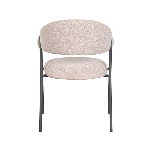Grote foto eetkamerstoel lowen naturel boucle huis en inrichting stoelen