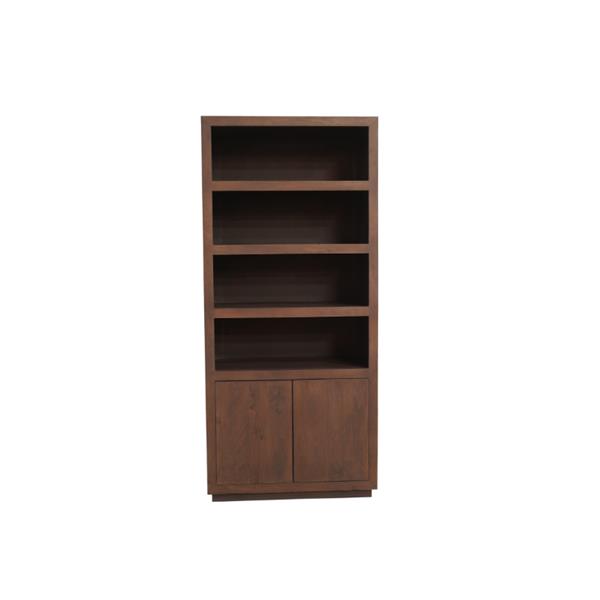 Grote foto boekenkast brussel walnut 90 cm huis en inrichting eettafels