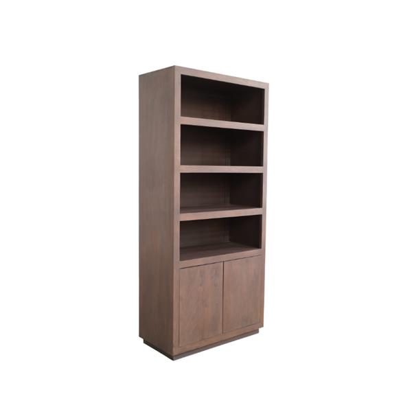 Grote foto boekenkast brussel walnut 90 cm huis en inrichting eettafels