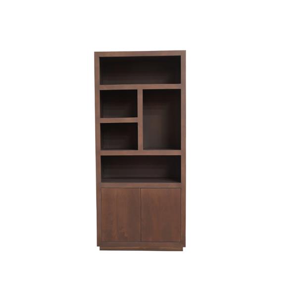 Grote foto vakkenkast brussel walnut 90 cm huis en inrichting eettafels