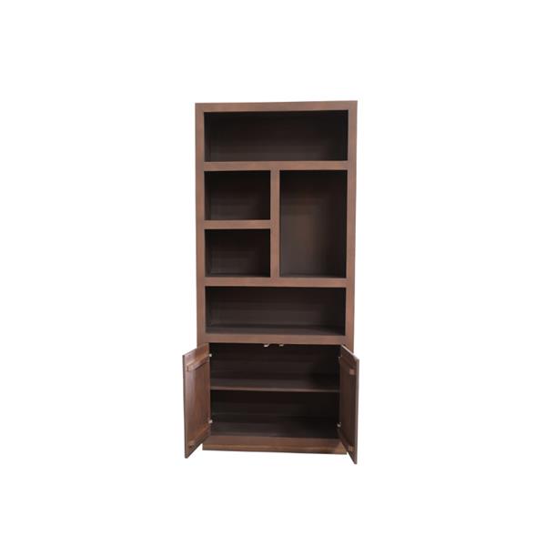 Grote foto vakkenkast brussel walnut 90 cm huis en inrichting eettafels
