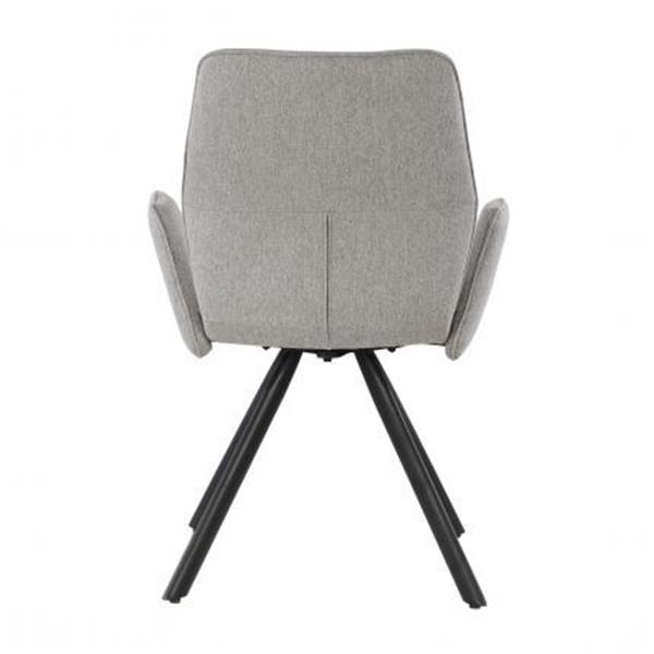 Grote foto eetkamerstoel diana taupe draaibaar onderstel huis en inrichting stoelen