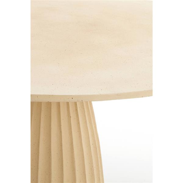 Grote foto eettafel 120x78 cm veglia mat zand licht bruin gespikkeld huis en inrichting eettafels