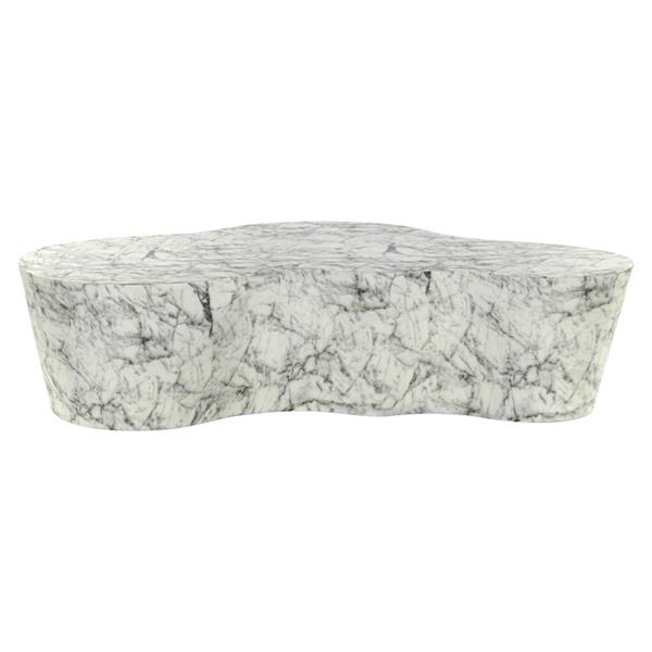 Grote foto salontafel rockyard faux wit marmer richmond interiors huis en inrichting eettafels