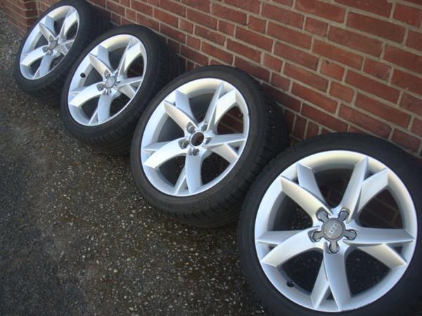 Grote foto 18 audi a8 velgen met banden 5x112 audi a4 a6 a8 auto onderdelen banden en velgen
