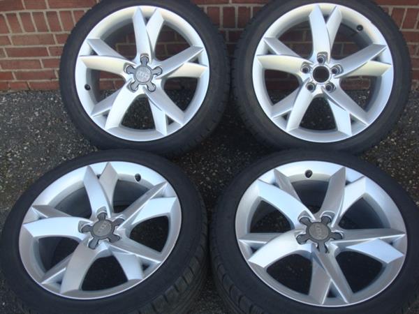 Grote foto 18 audi a8 velgen met banden 5x112 audi a4 a6 a8 auto onderdelen banden en velgen