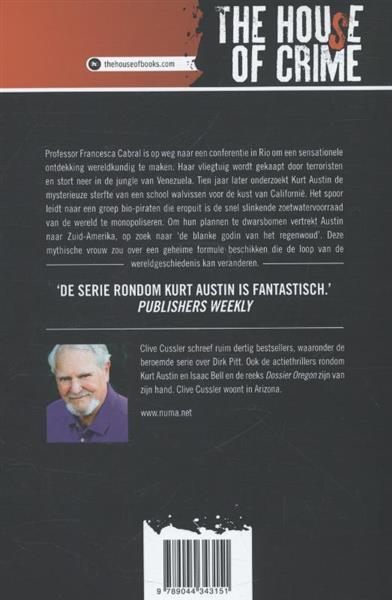 Grote foto het blauwe goud kurt austin avonturen numa files boeken thrillers