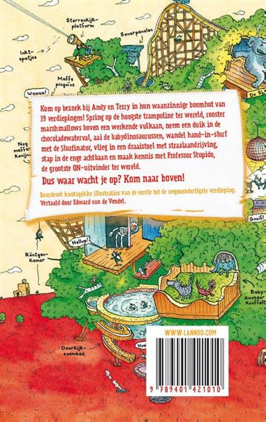 Grote foto de waanzinnige boomhut 3 boeken jeugd 13 jaar en ouder