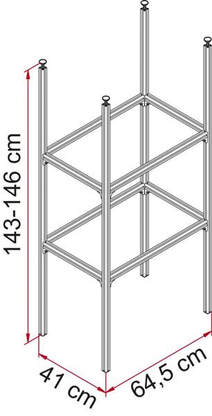Grote foto fiamma garage system standard 98655 907 caravans en kamperen caravan accessoires