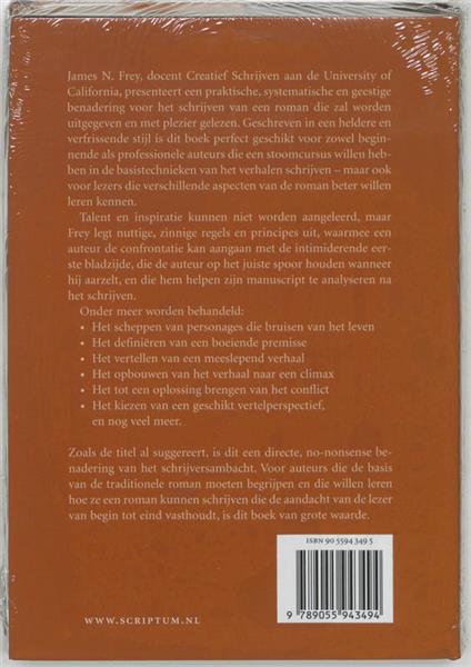 Grote foto zo schrijf je een verdomd goede roman boeken overige boeken
