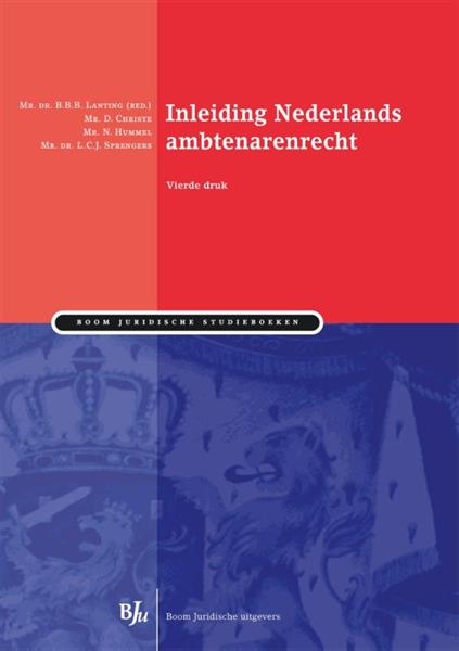 Grote foto inleiding nederlands ambtenarenrecht boom juridische studieboeken boeken wetenschap