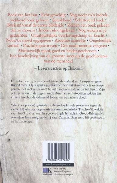 Grote foto ik ontsnapte uit auschwitz boeken overige boeken