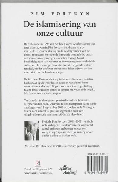 Grote foto de islamisering van onze cultuur boeken politiek en maatschappij