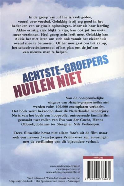Grote foto achtste groepers huilen niet filmeditie boeken jeugd 13 jaar en ouder