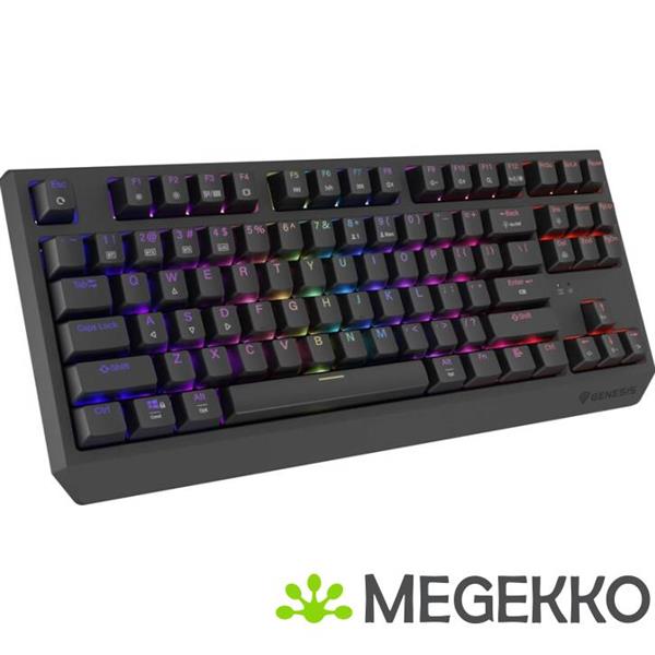 Grote foto genesis nkg 2108 thor 230 tkl gaming toetsenbord usb rf wireless bluetooth in zwart computers en software toetsenborden