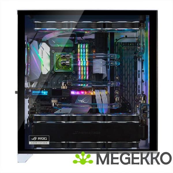 Grote foto lian li pc o11 dynamic xl rog certified white computers en software behuizingen en kasten
