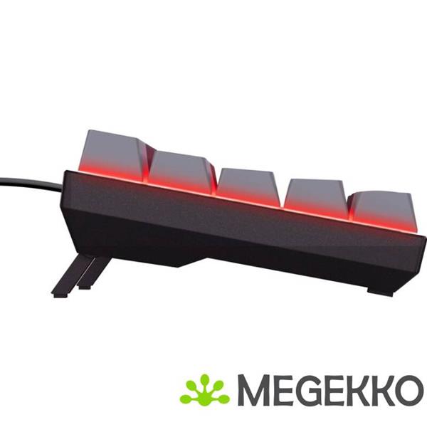 Grote foto trust gxt 867 acira mechanisch mini gaming toetsenbord 60 zwart computers en software toetsenborden