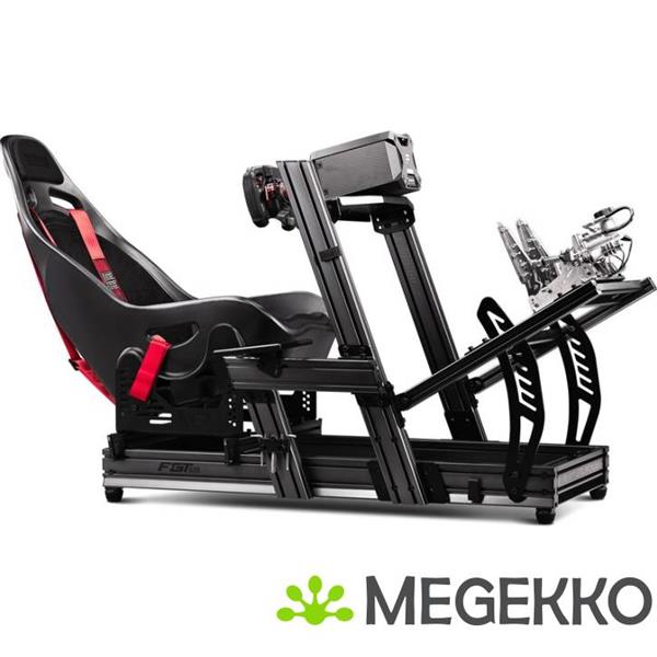 Grote foto next level racing f gt elite aluminium simulator cockpit wheel plate edition computers en software overige computers en software