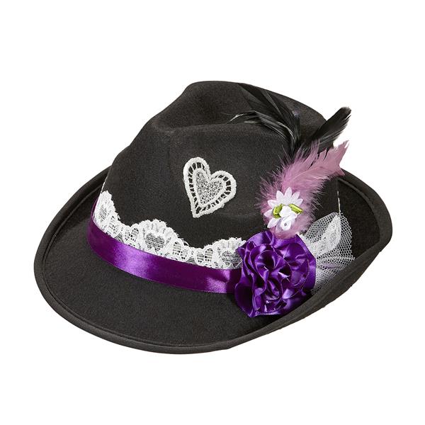 Grote foto beierse fedora met decoratie verzamelen overige verzamelingen