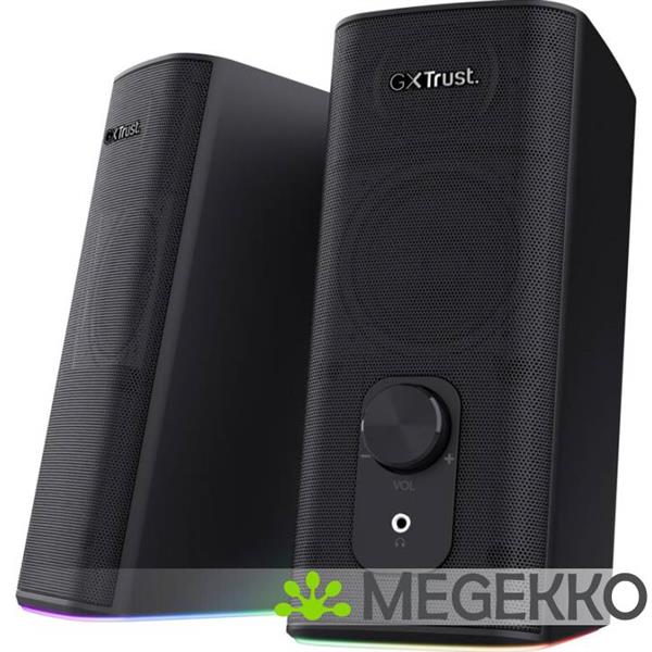 Grote foto trust gxt 612 cetic zwart 18w pc speakers computers en software overige computers en software