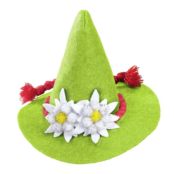 Grote foto mini bayern hoed met edelweiss groen verzamelen overige verzamelingen