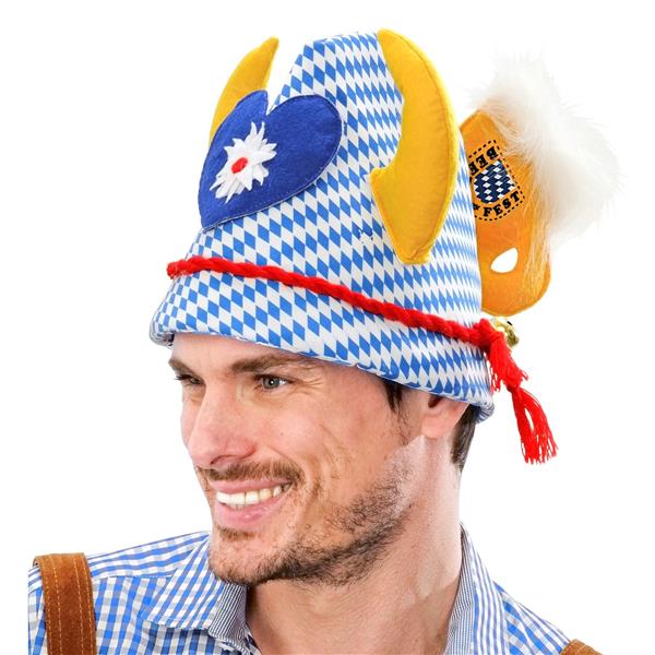 Grote foto hoed oktoberfest in beierse print verzamelen overige verzamelingen