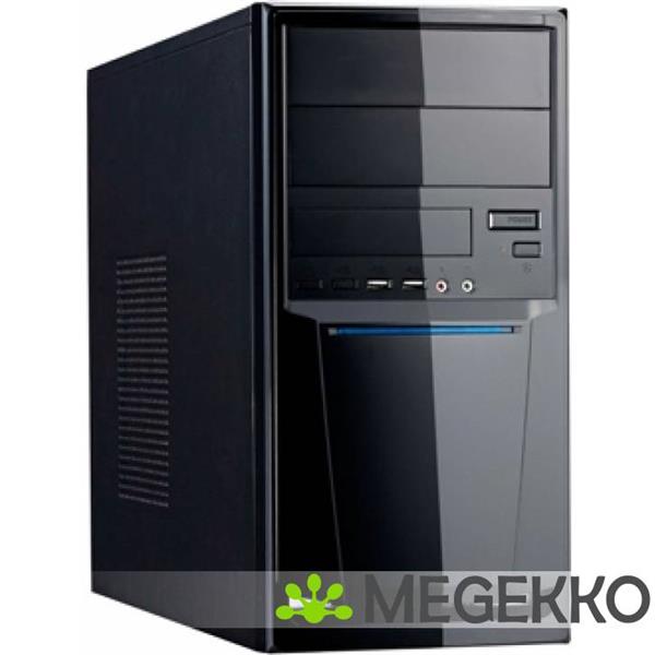 Grote foto linkworld 7271 23 computerbehuizing midi toren zwart computers en software behuizingen en kasten