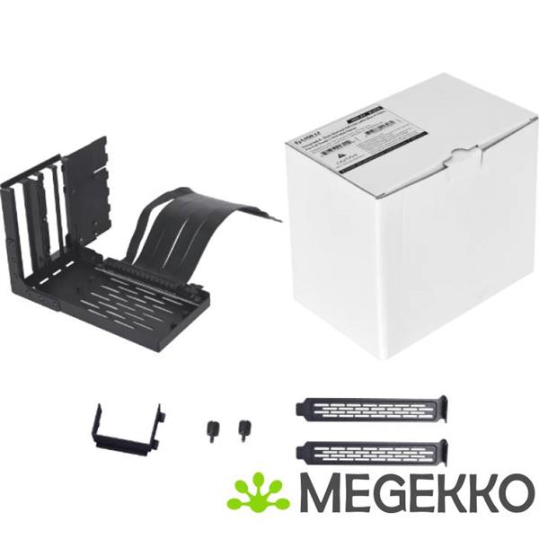 Grote foto lian li vg4 4 v2w vertical gpu kit black computers en software behuizingen en kasten
