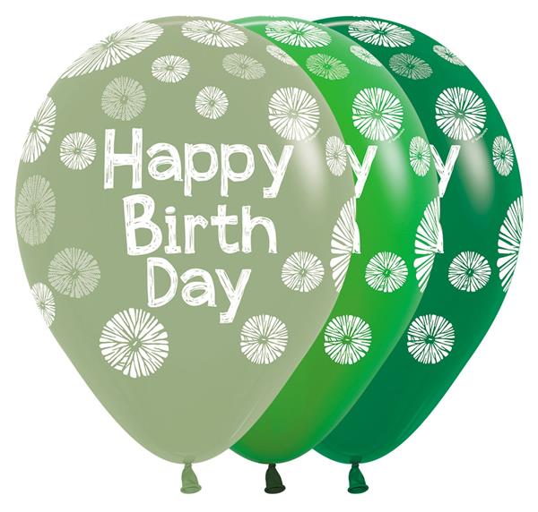 Grote foto r12 happy birthday citrus green assortment 25 stuks verzamelen overige verzamelingen