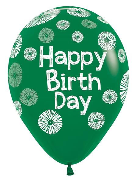 Grote foto r12 happy birthday citrus green assortment 25 stuks verzamelen overige verzamelingen