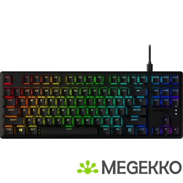 Grote foto hyperx alloy origins core pbt hx red mechanical gaming keyboard be computers en software toetsenborden