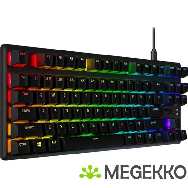 Grote foto hyperx alloy origins core pbt hx red mechanical gaming keyboard be computers en software toetsenborden