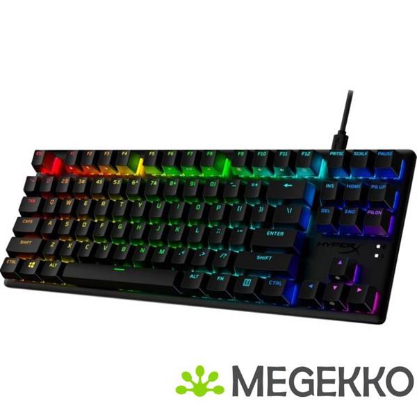 Grote foto hyperx alloy origins core pbt hx red mechanical gaming keyboard be computers en software toetsenborden
