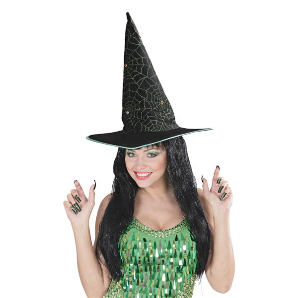 Grote foto set oogwimpers groen met 10 glitternagels verzamelen overige verzamelingen