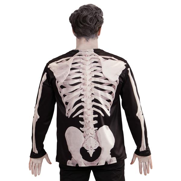 Grote foto t shirt lange mouwen skelet man verzamelen overige verzamelingen