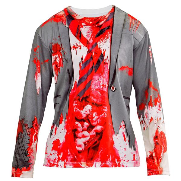 Grote foto t shirt lange mouwen zombie man verzamelen overige verzamelingen