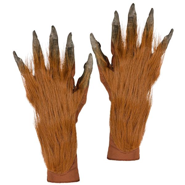 Grote foto handschoenen weerwolf met vacht verzamelen overige verzamelingen