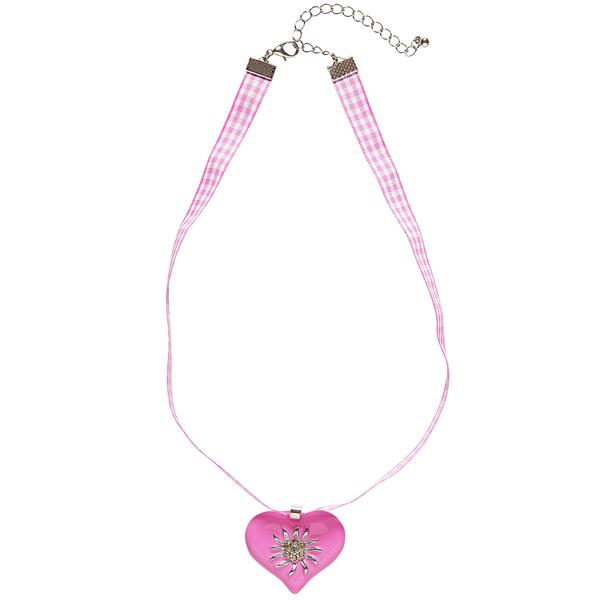 Grote foto ketting met rose hart en edelweiss verzamelen overige verzamelingen