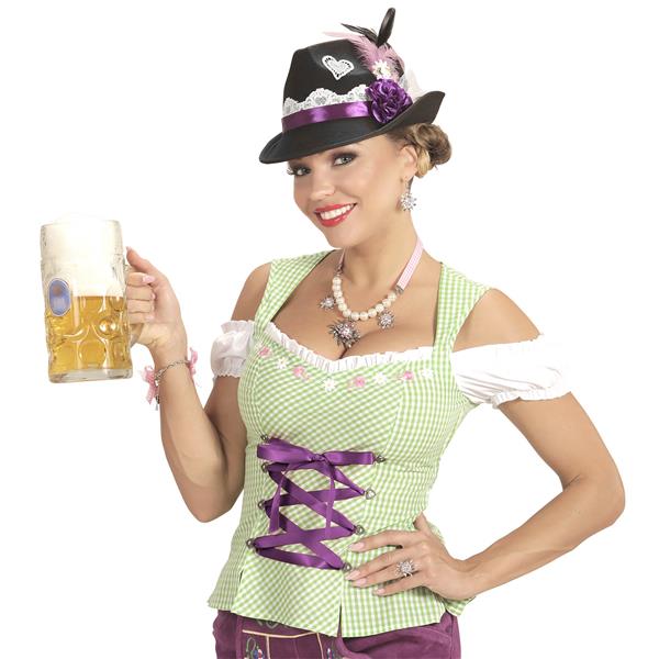 Grote foto beierse fedora met decoratie verzamelen overige verzamelingen