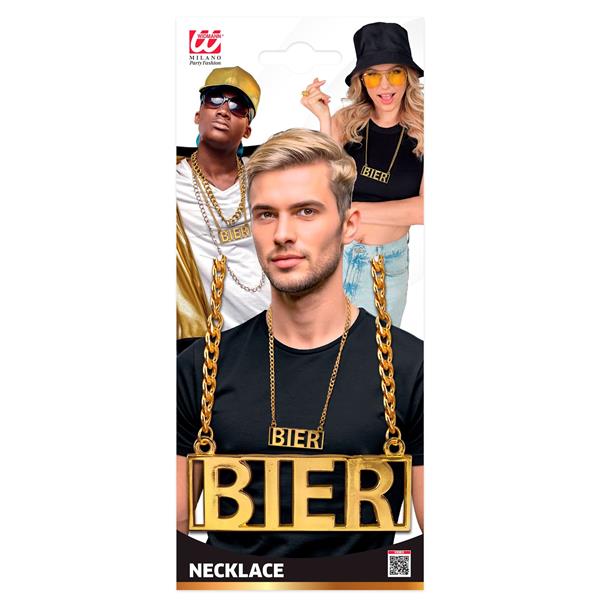 Grote foto ketting bier goud 65 cm verzamelen overige verzamelingen