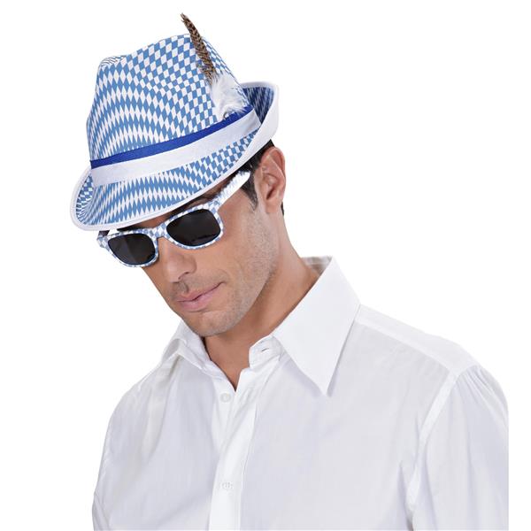 Grote foto fedora beierse print met veer verzamelen overige verzamelingen