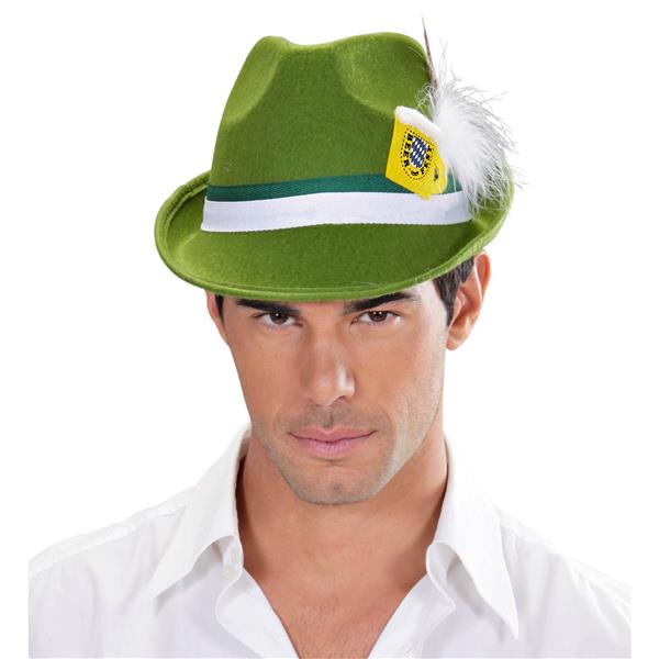 Grote foto fedora bayern met veer verzamelen overige verzamelingen