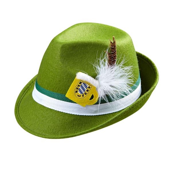 Grote foto fedora bayern met veer verzamelen overige verzamelingen