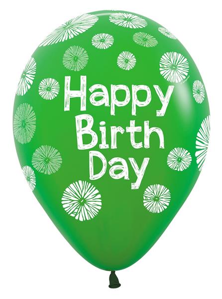 Grote foto r12 happy birthday citrus green assortment 25 stuks verzamelen overige verzamelingen