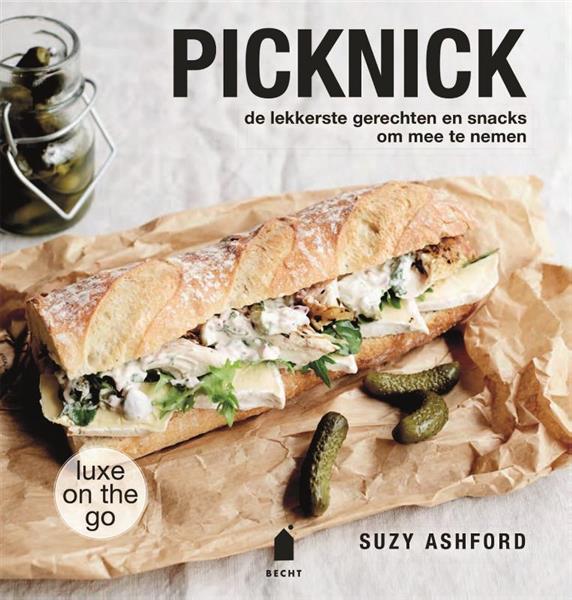 Grote foto picknick boeken kookboeken