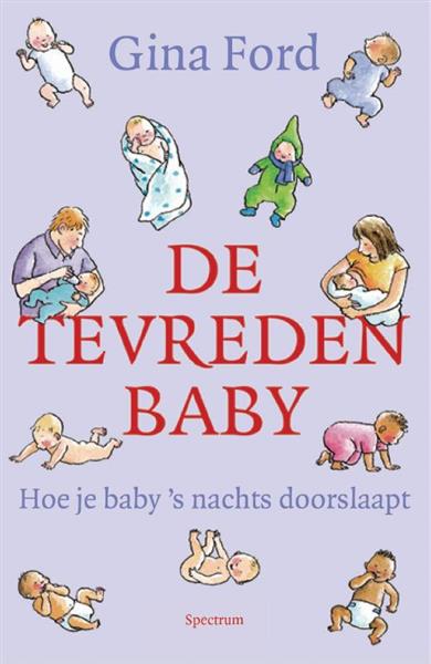 Grote foto de tevreden baby boeken overige boeken