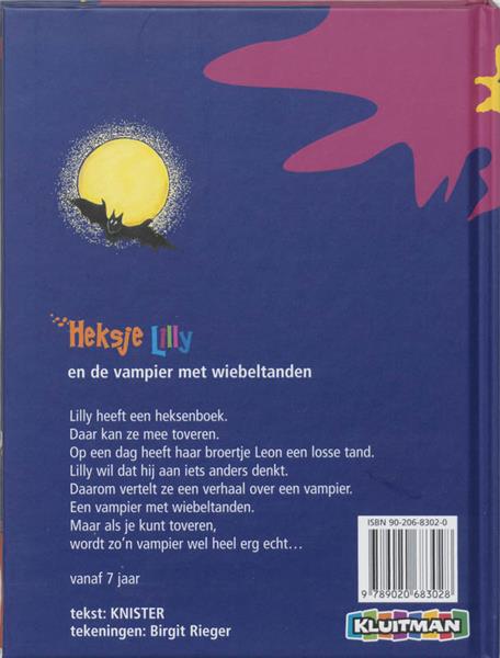 Grote foto heksje lilly en de vampier met wiebeltanden heksje lilly 2 boeken jeugd 13 jaar en ouder