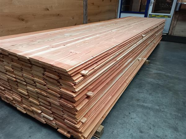 Grote foto 16x106mm douglas velling delen 400cm doe het zelf en verbouw hout en planken